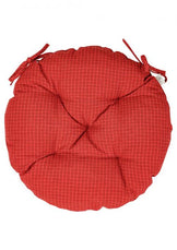 Кругла подушка на стілець Merry Christmas червона ПРОВАНС, D40см 031490