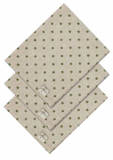 Набір серветок Горох зелений ПРОВАНС, 35х45см 035078
