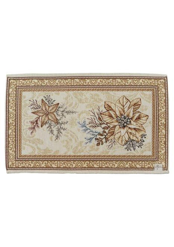 Новорічна гобеленова серветка Золоте свято ПРОВАНС, 30х50см 036311