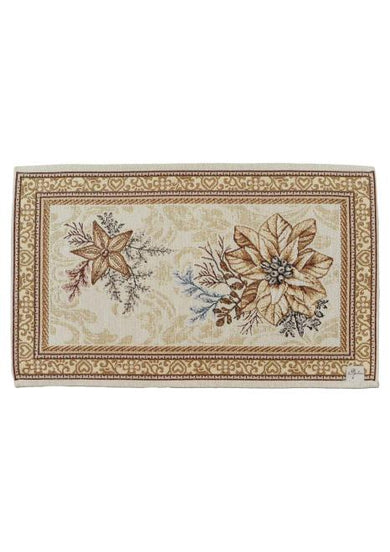 Новорічна гобеленова серветка Золоте свято ПРОВАНС, 30х50см 036311