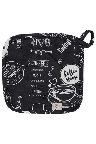 Кухонна прихватка Breakfast black ПРОВАНС, 20х20см 039629