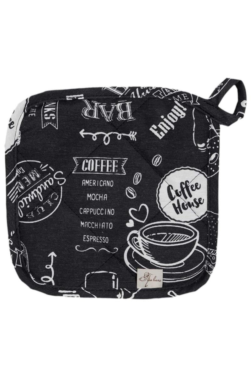Кухонна прихватка Breakfast black Прованс, 20х20 см