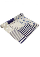 Доріжка на стіл Печворк синій ПРОВАНС, 40х140см 031534