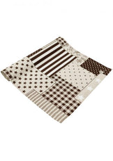 Доріжка на стіл Печворк коричневий ПРОВАНС, 40х140см 031540