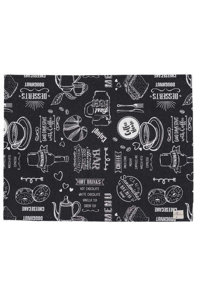 Серветка на стіл Breakfast black ПРОВАНС, 35х45см 039619