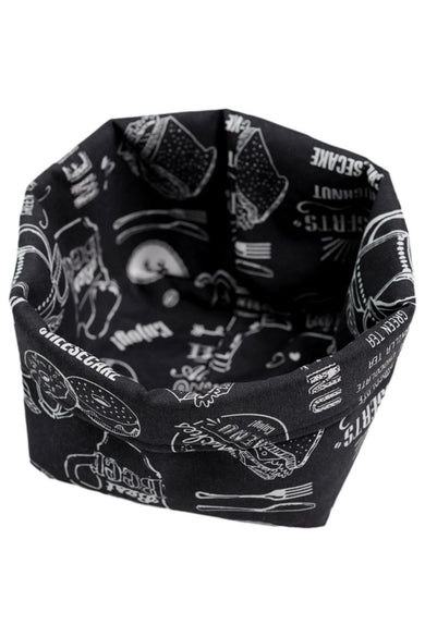 Універсальний кошик для зберігання Breakfast black ПРОВАНС, 14х16х15см 039625