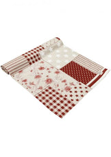 Доріжка на стіл Печворк бордо ПРОВАНС, 40х140см 031538