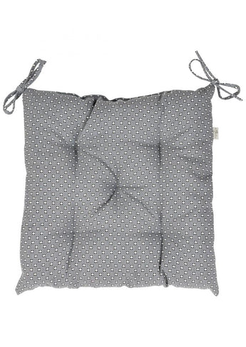 Подушка на стілець Merry Christmas сіра ПРОВАНС, 40х40см 031486