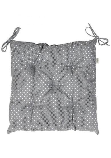 Подушка на стілець Merry Christmas сіра ПРОВАНС, 40х40см 031486