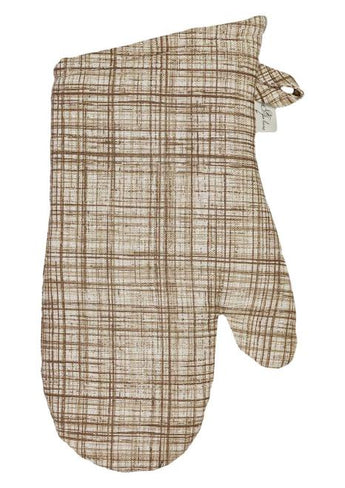 Рукавичка для кухні Тереза клітинка ПРОВАНС, 32х15см 034538