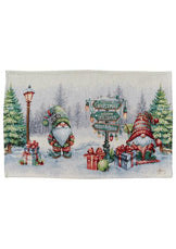 Новорічна гобеленова серветка Різдвяне багаття ПРОВАНС, 30х50см 036427