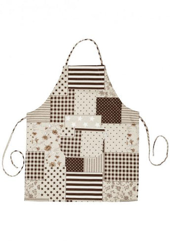 Фартух Печворк коричневий ПРОВАНС, універсальний 031640