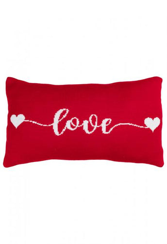 Декоративна подушка в'язана прямокутна LOVE ПРОВАНС, 30х45см 033027