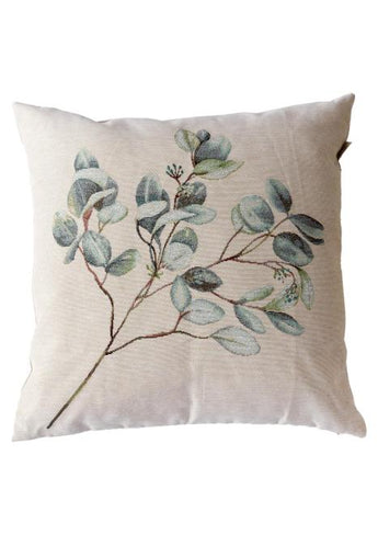 Гобеленова декоративна наволочка Гілка Евкаліпту ПРОВАНС, 45х45см 035410