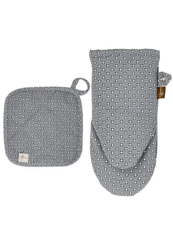 Набір рукавичка та прихватка Merry Christmas сірий ПРОВАНС, 32х20см 034943