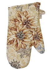 Новорічна гобеленова рукавичка Золоте свято ПРОВАНС, 33х16см 037831