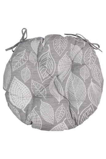 Подушка кругла для стільця Листя ПРОВАНС, D40см 039492