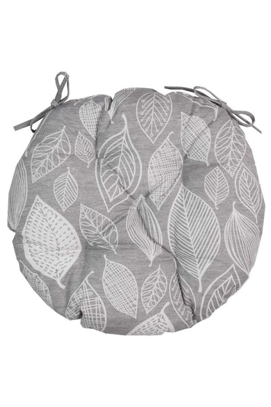 Подушка кругла для стільця Листя ПРОВАНС, D40см 039492