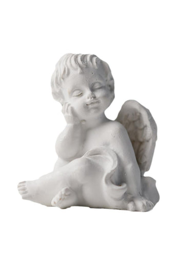 Статуетка декоративна Ангел з правою рукою до обличча ПРОВАНС, 6 039352