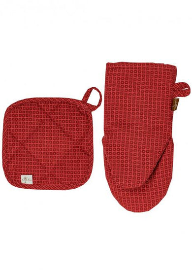 Рукавичка для кухні Merry Christmas червона ПРОВАНС, універсальний 031461