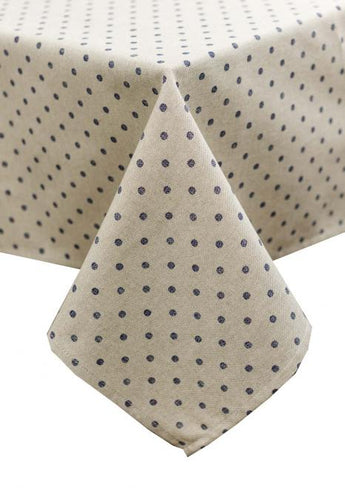 Скатертина Горох синій ПРОВАНС, 136х180см 031574