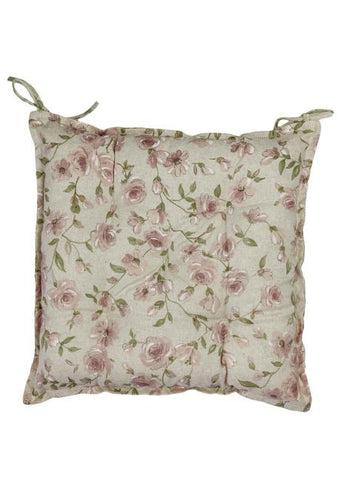 Подушка на стілець Тереза Квіточки ПРОВАНС, 40х40см 034523