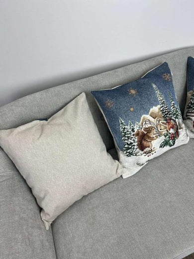 Подушка декоративна Блакитне сяйво Білочка ПРОВАНС, 45х45см 031434