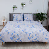 Комплект постільної білизни ТЕП "Soft dreams" Blue Flowers, 70x70 сімейний 