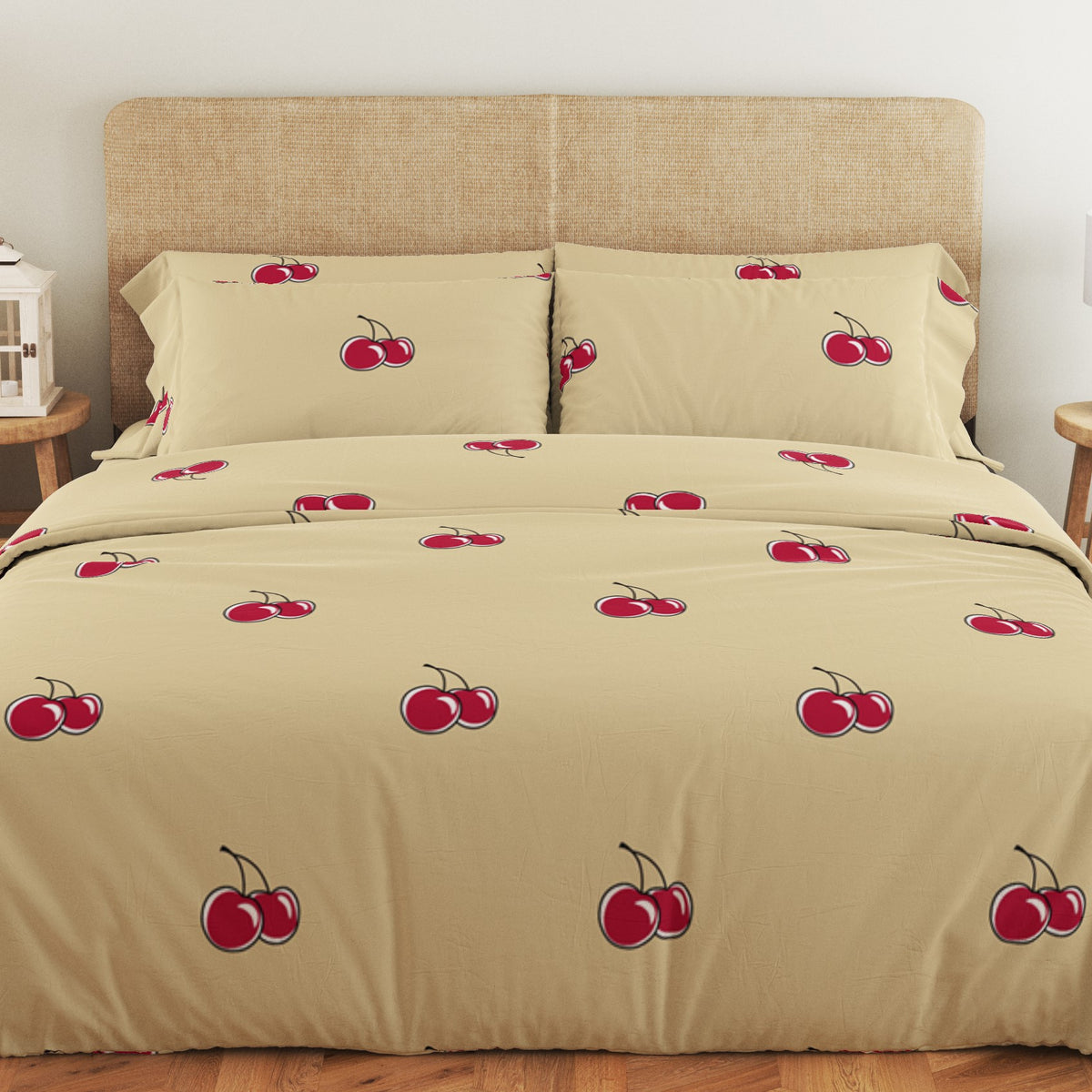 Комплект постільної білизни ТЕП "Soft dreams" Coffee Cherry, 70х70 двоспальний