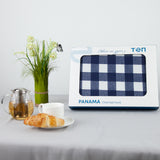 Скатертина "Panama" 180*220 см водовідштовхуюча Dark Blue Check 