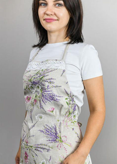 Кухонний фартух Grosso з мереживом ПРОВАНС, універсальний 017553