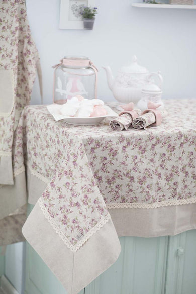 Святкова скатертина Прованс Rosettes ПРОВАНС, 140х180см 006538
