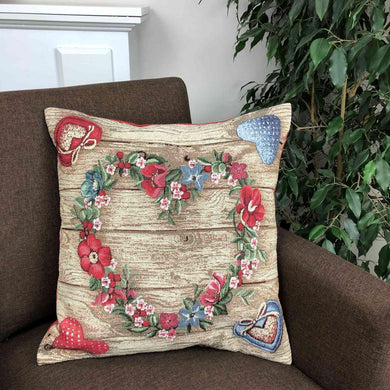 Гобеленова подушка  Wooden ПРОВАНС, 45х45см 024747
