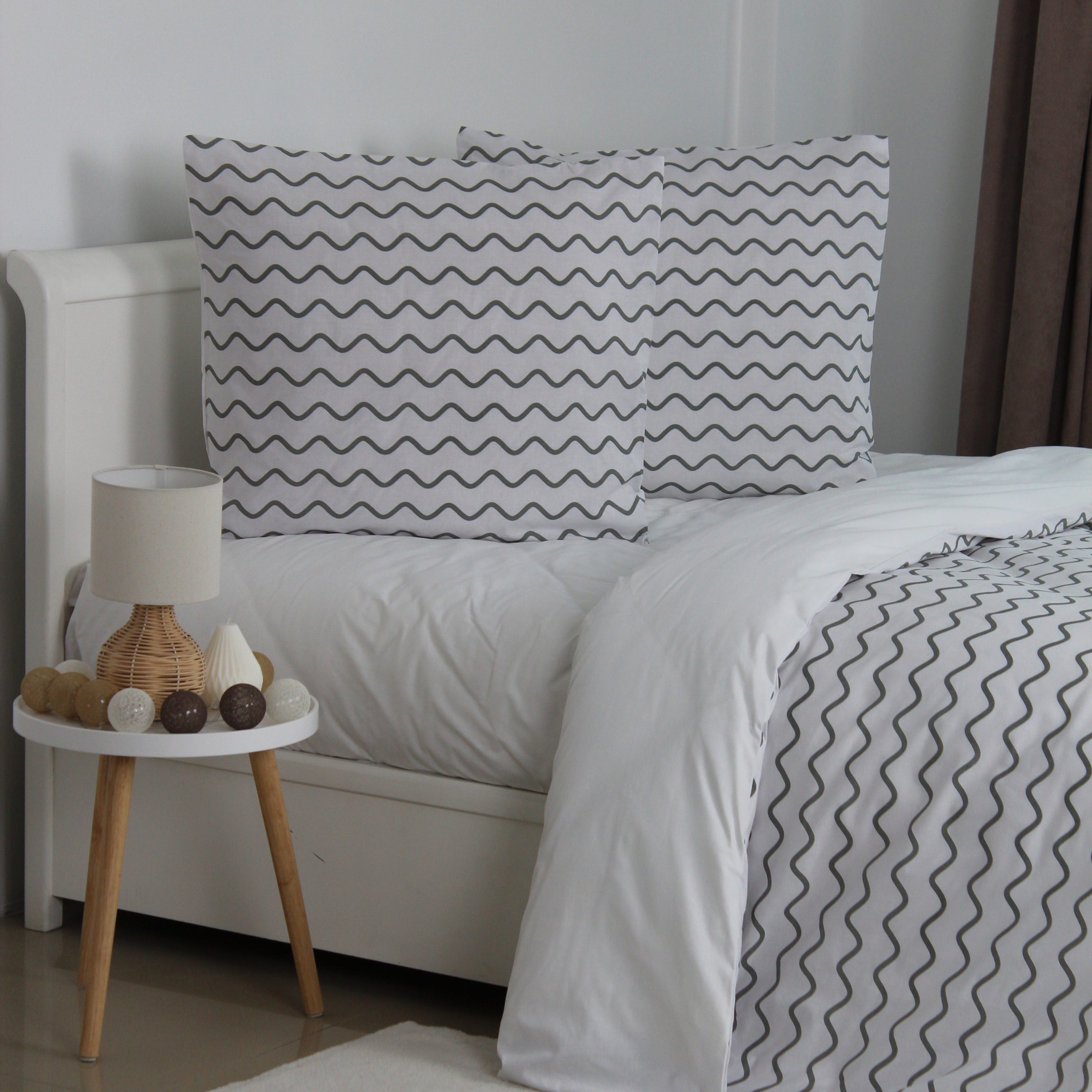 Комплект постільної білизни ТЕП "Happy Sleep" Grey Pearl, 50x70 євро