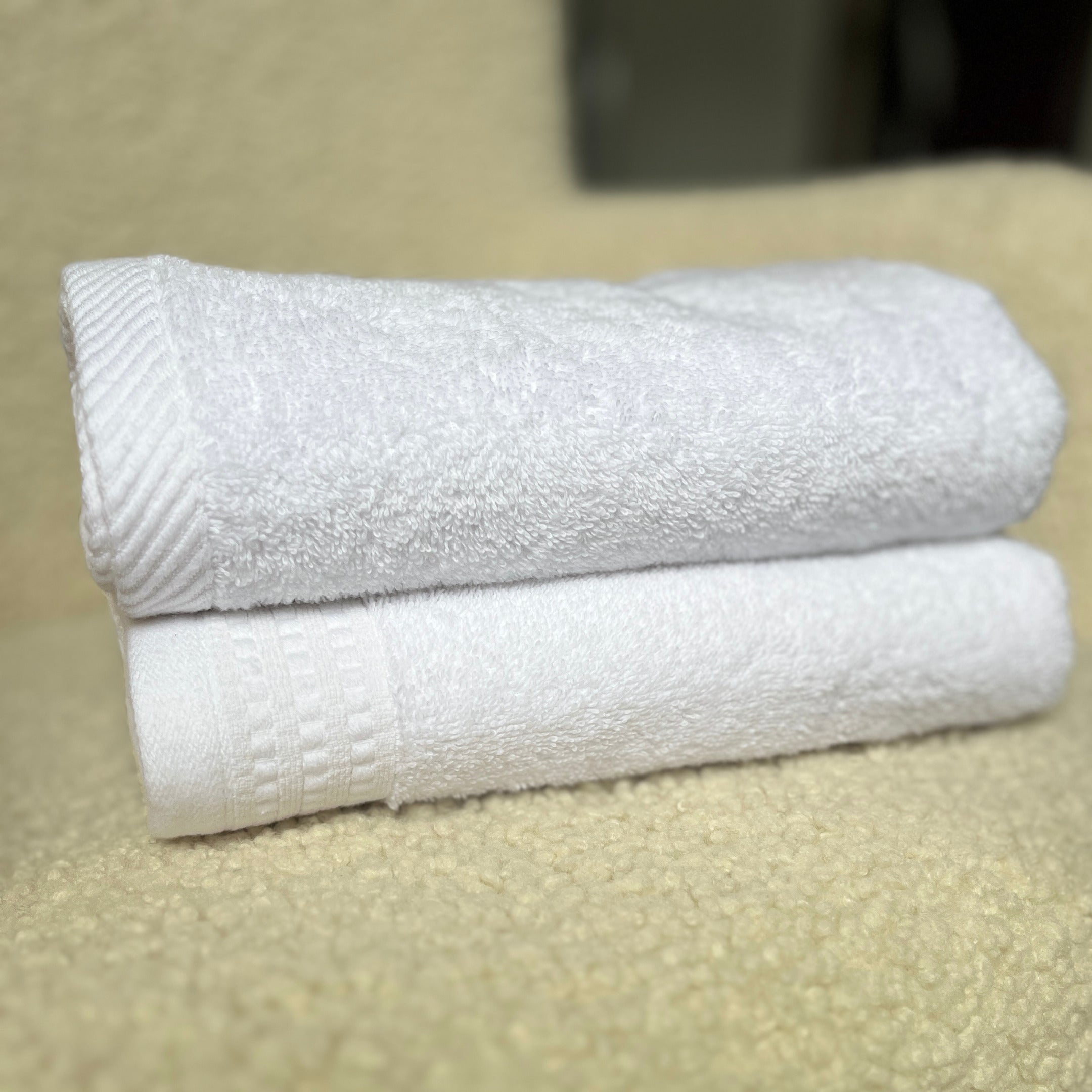Рушник "Aurora" 50*90 см (450 г/м2) white HORECA 
