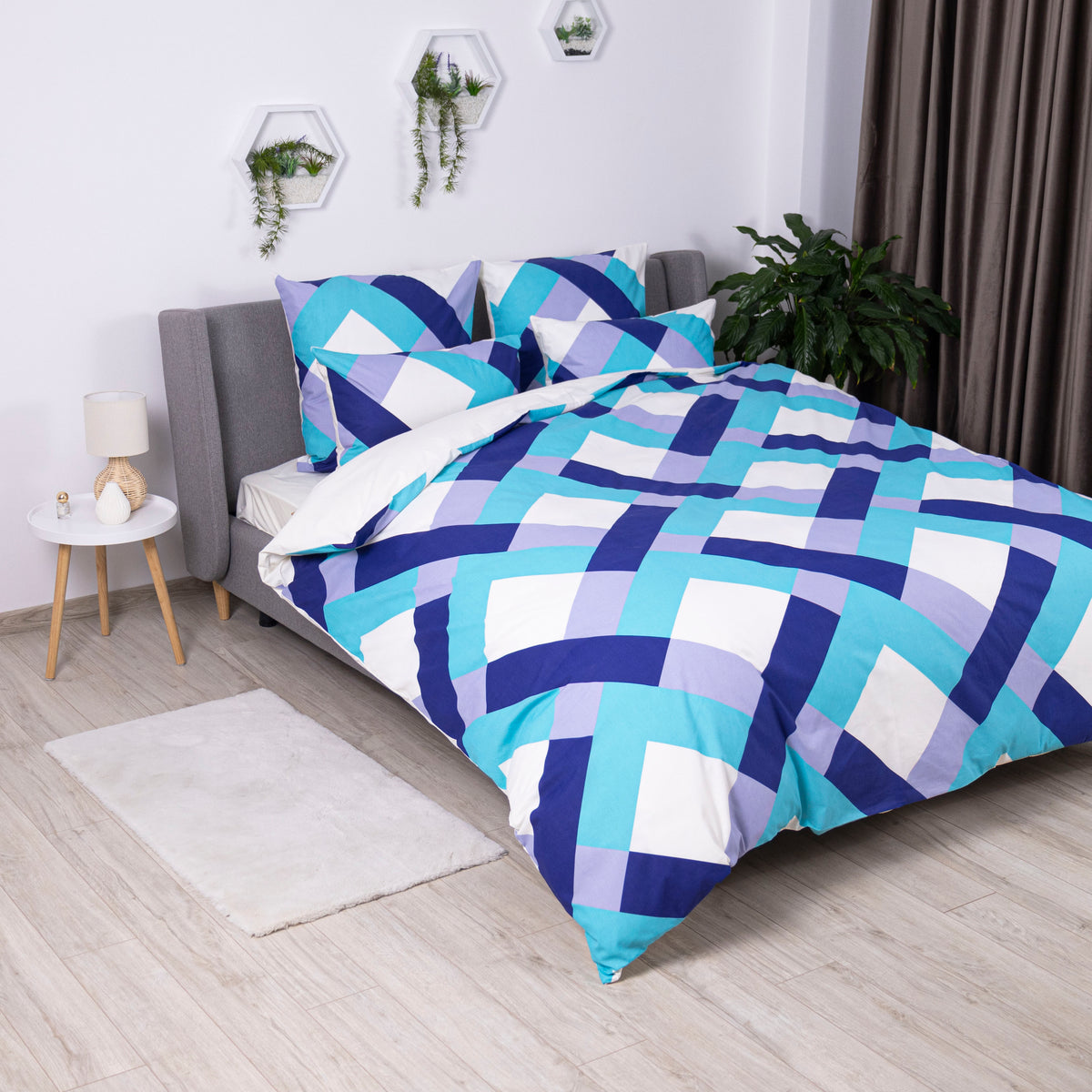 Комплект постільної білизни ТЕП "Soft dreams" Хвилі Гармонії, 70x70 двоспальний 