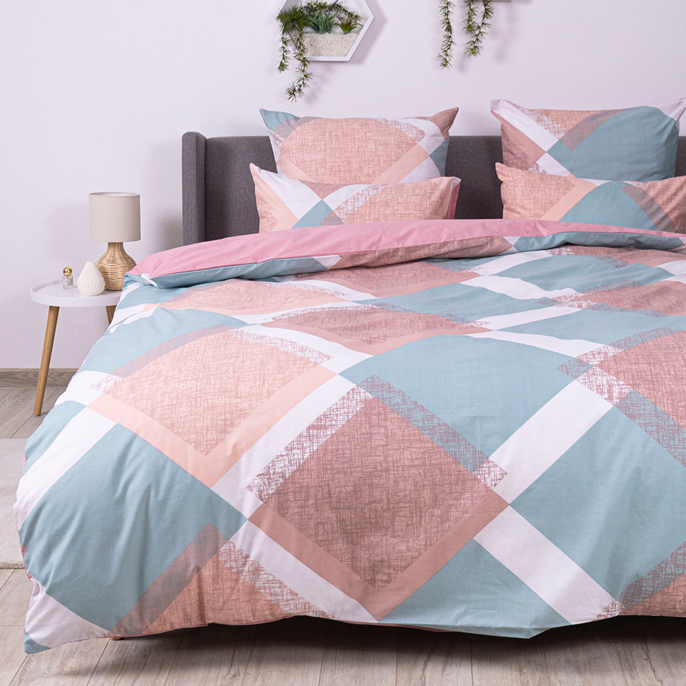 Комплект постільної білизни ТЕП "Soft dreams" Гра Кольорів, 70x70 сімейний 