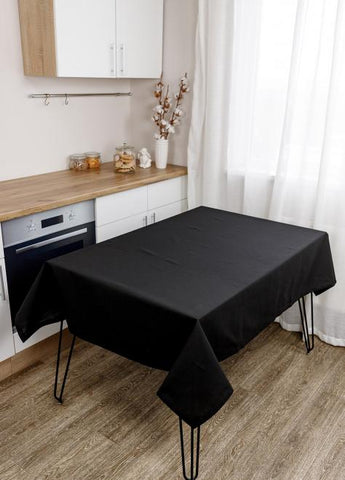 Скатертина Kelly чорна ПРОВАНС, 140х350см 033016