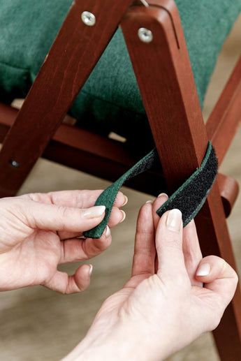 Подушка на стілець LUIS смарагдова ПРОВАНС, 40х40см 033748