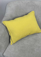 Подушка декоративна жовта Пара пташок ПРОВАНС, 35х50см 033333