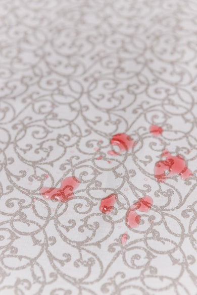 Скатертина водостійка Simfoni Капучіно вензель ПРОВАНС, 120х136см 033545