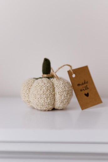 Декоративний виріб Pumpkin кремовий ПРОВАНС, D9см 040275