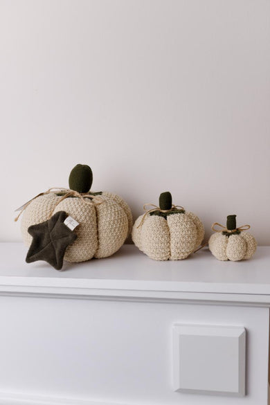 Декоративний виріб Pumpkin кремовий ПРОВАНС, D9см 040275