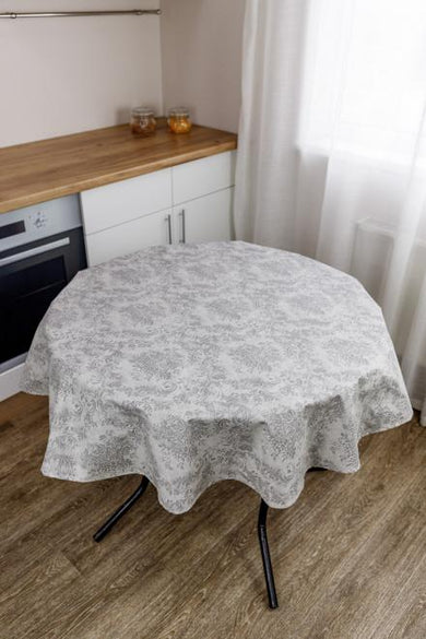 Скатертина водостійка кругла Версаль ПРОВАНС, D180см 033818
