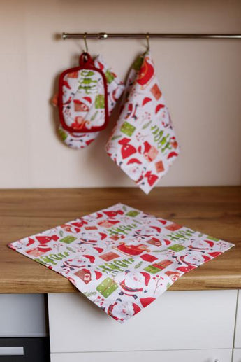 Серветка Санта на білому ПРОВАНС, 40х40см 035752