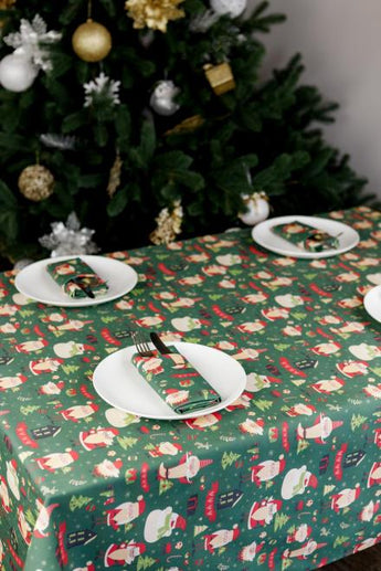 Серветка Санта на зеленому ПРОВАНС, 40х40см 035754