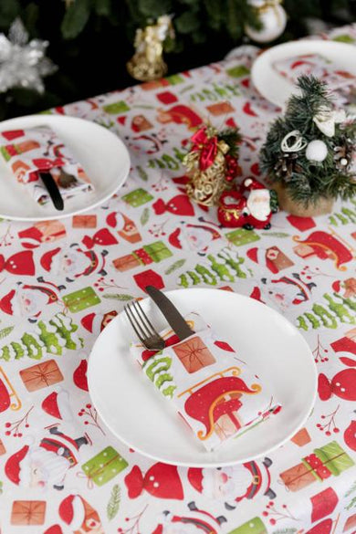 Серветка Санта на білому ПРОВАНС, 40х40см 035752