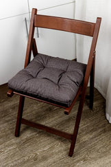 Подушка на стілець FIESTA графітова ПРОВАНС, 40х40см 033522