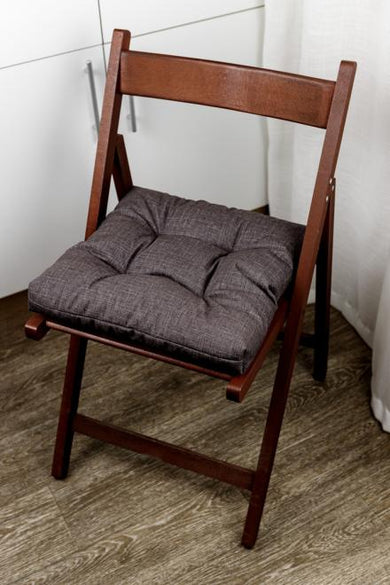 Подушка на стілець FIESTA графітова ПРОВАНС, 40х40см 033522