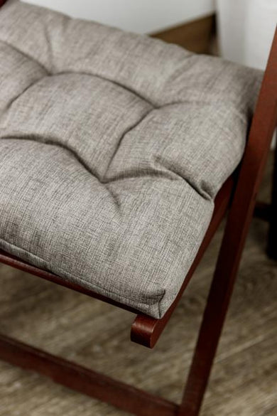 Подушка на стілець FIESTA сіра ART KNIT, 40х40см 033514